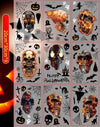 SearchFindOrder halloween 3 Horror Halloween Decoration Double Sided Removable Wall and Window Decals