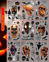 SearchFindOrder halloween 3 Horror Halloween Decoration Double Sided Removable Wall and Window Decals