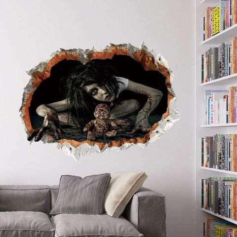 SearchFindOrder halloween Horror 3D Halloween Wall Decals
