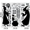 SearchFindOrder halloween Horror Halloween Decoration Double Sided Removable Wall and Window Decals