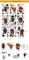 SearchFindOrder halloween Horror Halloween Decoration Double Sided Removable Wall and Window Decals