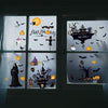 SearchFindOrder halloween Horror Halloween Decoration Double Sided Removable Wall and Window Decals