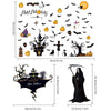 SearchFindOrder halloween Horror Halloween Decoration Double Sided Removable Wall and Window Decals