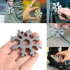 SearchFindOrder Hand Tools 18-in-1 Stainless Steel Snowflake Multifunctional Tool