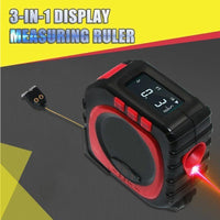 SearchFindOrder Hand Tools 3-in-1 Display Measuring Tape