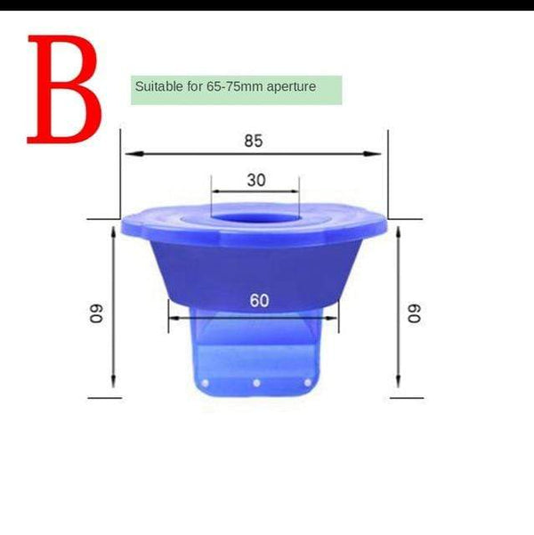 SearchFindOrder Hardware Accessories B-Inner 65-75mm Silicone Odor-Proof Bathroom Floor Drainer