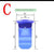 SearchFindOrder Hardware Accessories C-Inner 45-50mm L Silicone Odor-Proof Bathroom Floor Drainer