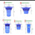 SearchFindOrder Hardware Accessories Silicone Odor-Proof Bathroom Floor Drainer