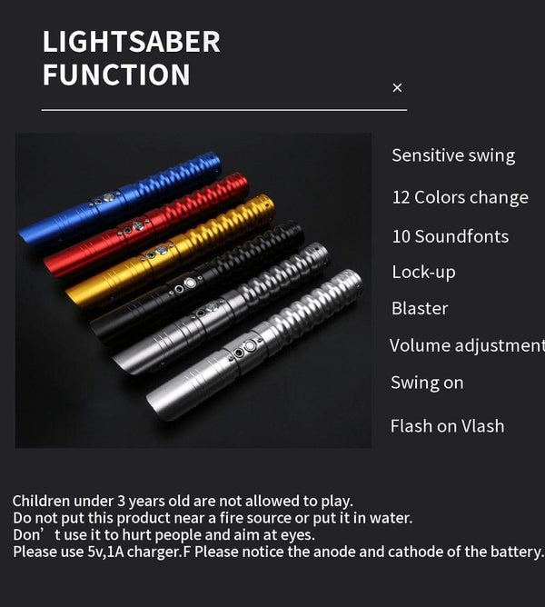SearchFindOrder Heavy Dueling Lightsaber (12 changeable colors, buy 2 and turn it into a double bladed lightsaber)