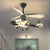 SearchFindOrder Helicopter Ceiling Fan With Led Lights and Remote
