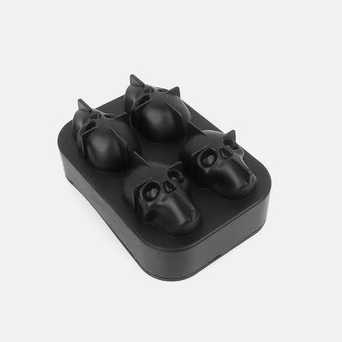SearchFindOrder Ice Cube Trays 3D Skull Silicone Mold Ice Cube Maker & Chocolate Mold