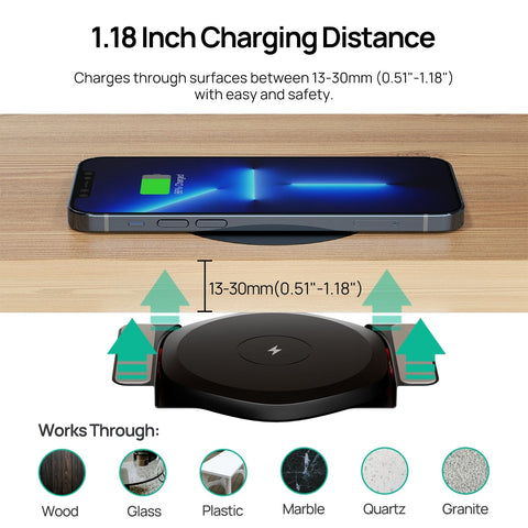 SearchFindOrder Invisible Wireless Qi Charging Station
