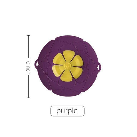 SearchFindOrder kitchenware PURPLE Anti-Flow Spill Stopper Cover