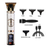 SearchFindOrder Large LCD Barber White Professional Hair Trimmer with LCD Display