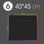 SearchFindOrder LED 45 x 40 cm LED Light Mousepad RGB Keyboard Cover Deskmat