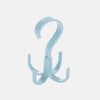 SearchFindOrder Light blue Closet Hanger Over Kitchen Cabinet Door Towel Rack Bar
