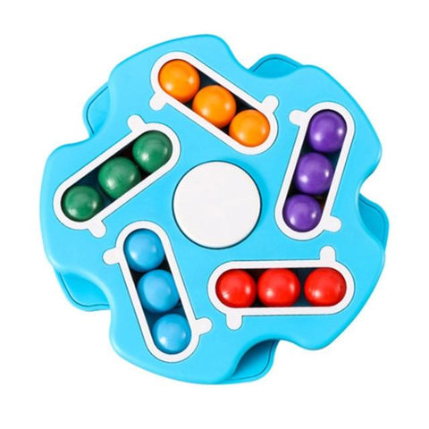 SearchFindOrder Light Blue Donut IQ Rotating Puzzle Games