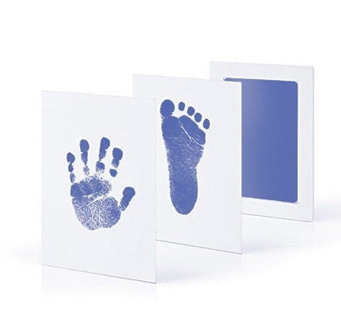 SearchFindOrder Light Blue Inkless Baby Handprint and Footprint Memory Kit