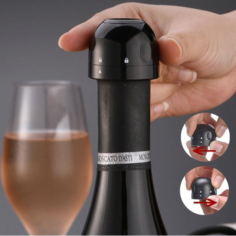 SearchFindOrder Locking Vacuum Sealer Stopper Champagne Bottle Cap