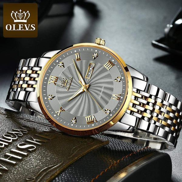 SearchFindOrder Men Mechanical Luxury Automatic Stainless Steel Waterproof Watch