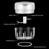 SearchFindOrder Mini Choppers USB Rechargeable Mini Crusher/Chopper