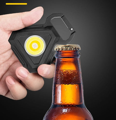 SearchFindOrder Mini LED Flashlight USB Bottle Opener Keychain