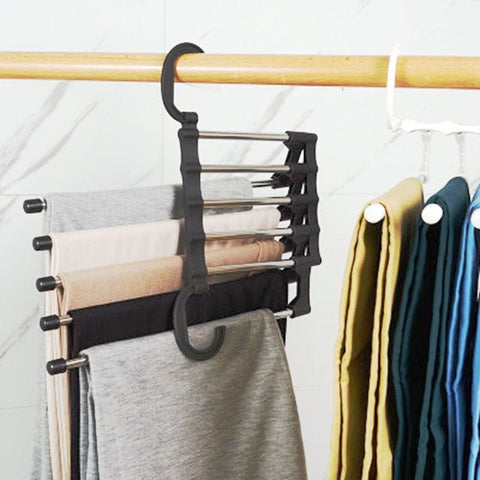 SearchFindOrder Multifunctional Adjustable Closet Organizer Trouser Hanger