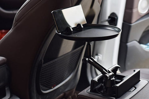 SearchFindOrder Multifunctional Adjustable Rotating Car Food and Phone Tray