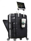 SearchFindOrder Multifunctional Elegant USB Charging Business Suitcase
