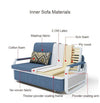 SearchFindOrder Multifunctional Storage Folding Sofa Bed
