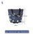 SearchFindOrder Navy L 1 Foldable Shopping Trolley Bag with Wheels