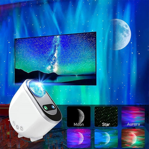 SearchFindOrder NEW Northern Light Aurora Projectors Galaxy Star Projector Starry Sky Moon Lamp Decoration Bedroom Home Room Luminaires Gift