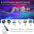 SearchFindOrder NEW Northern Light Aurora Projectors Galaxy Star Projector Starry Sky Moon Lamp Decoration Bedroom Home Room Luminaires Gift