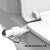SearchFindOrder North America / China SOOSI New Bidet Attachment Ultra-Slim Toilet Seat Double Nozzle Spiral Adjustable Water Pressure Non-Electric Ass Sprayer