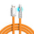 SearchFindOrder Orange / 1M for Type C 180° Rotatable 120w Super Fast Charging Cable