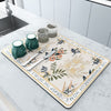 SearchFindOrder Orange / 30x20cm Kitchen Countertop Water Absorbent Mat