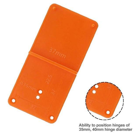 SearchFindOrder Orange 35/40mm Woodworking Punch Hinge Drill Hole Tool