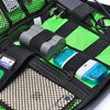 SearchFindOrder Outdoor Travel Kit Waterproof Nylon Cable Holder Bag Electronic Accessories USB Drive Storage Case Camping Hiking Organizer Bag