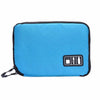 SearchFindOrder Outdoor Travel Kit Waterproof Nylon Cable Holder Bag Electronic Accessories USB Drive Storage Case Camping Hiking Organizer Bag