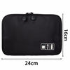 SearchFindOrder Outdoor Travel Kit Waterproof Nylon Cable Holder Bag Electronic Accessories USB Drive Storage Case Camping Hiking Organizer Bag