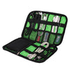 SearchFindOrder Outdoor Travel Kit Waterproof Nylon Cable Holder Bag Electronic Accessories USB Drive Storage Case Camping Hiking Organizer Bag