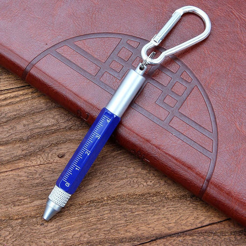 SearchFindOrder oval blue Multifunctional Touch Screen Keychain Screw Driver Pen