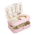 SearchFindOrder Pink 01 Double-Layer Jewelry Box High Capacity