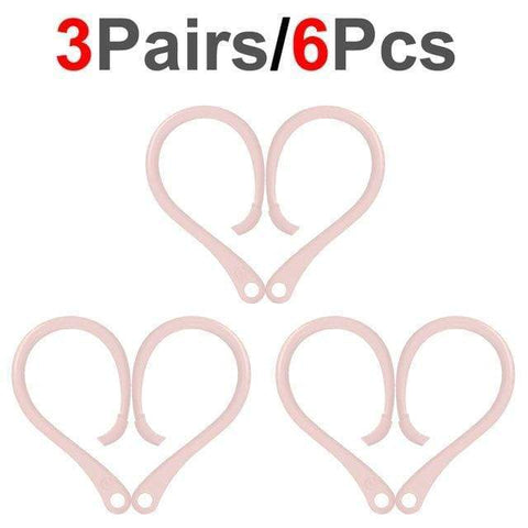 SearchFindOrder Pink 3 Pairs Ear Hook AirPods Holder