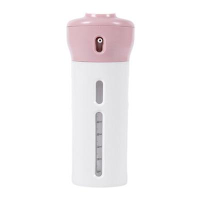 SearchFindOrder Pink and White 4-in-1 Liquid Travel Dispenser