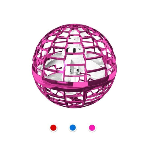 SearchFindOrder Pink Ball 360° Flying Hand Controlled Flying Ball Spinner Drone