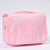 SearchFindOrder Pink / China Waterproof Travel Cosmetic Toiletries Bag with Hook