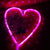 SearchFindOrder Pink Heart Neon LED Neon Sign