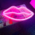 SearchFindOrder Pink Lips Neon LED Neon Sign
