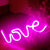 SearchFindOrder Pink Love Neon LED Neon Sign